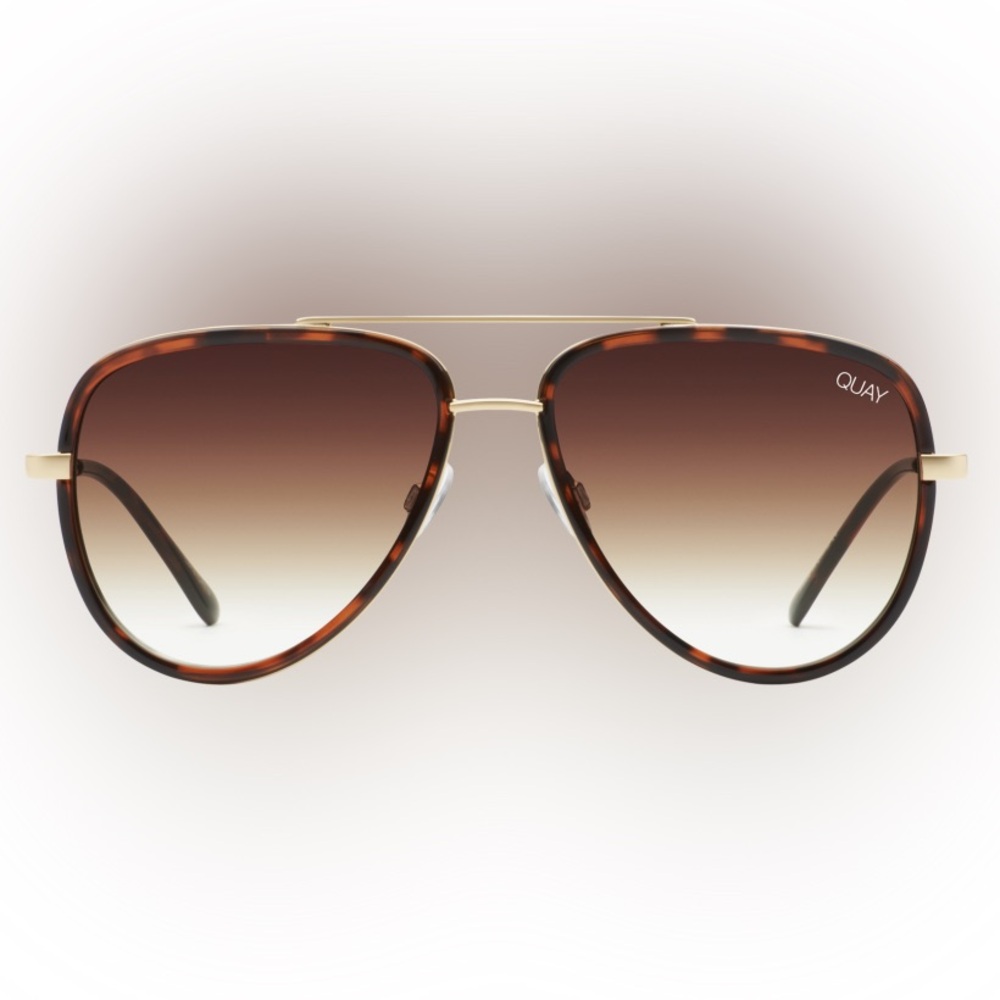 Quay Tortoise All In Aviator Sunglasses
